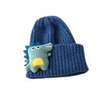 Bonnet Dinosaure Bébé T-Rex Bleu