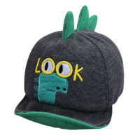 Casquette Dinosaure <br>Bébé</br> Look Gris