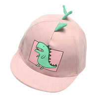 Casquette Dinosaure <br>T-Rex vert</br> Rose