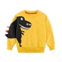 Pull Dinosaure <br>Enfant</br> T-Rex Jaune