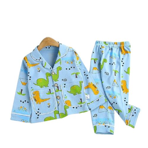 Pyjama Dinosaure <br>Enfant</br> Bleu Ciel