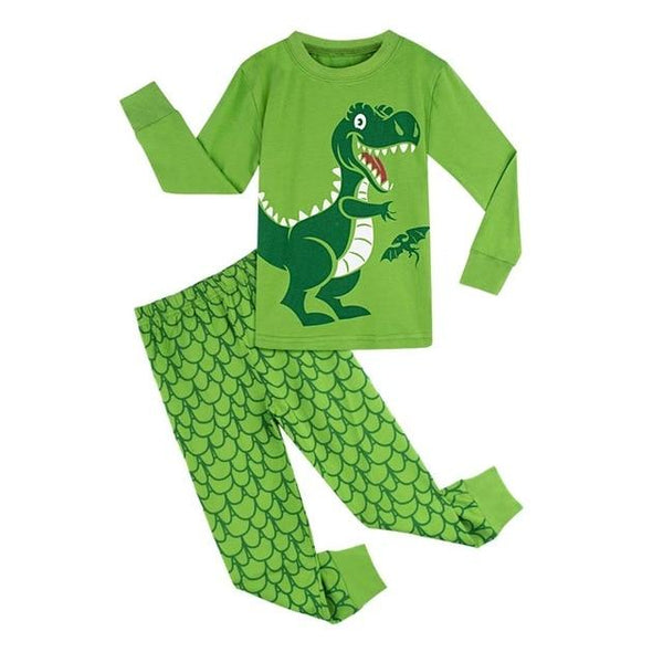 Pyjama Dinosaure <br>Enfant</br> T-Rex vert clair