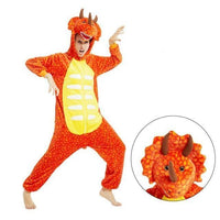 Pyjama Dinosaure <br>Tricératops Orange