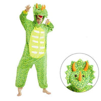 Pyjama Dinosaure <br>Tricératops Vert Clair